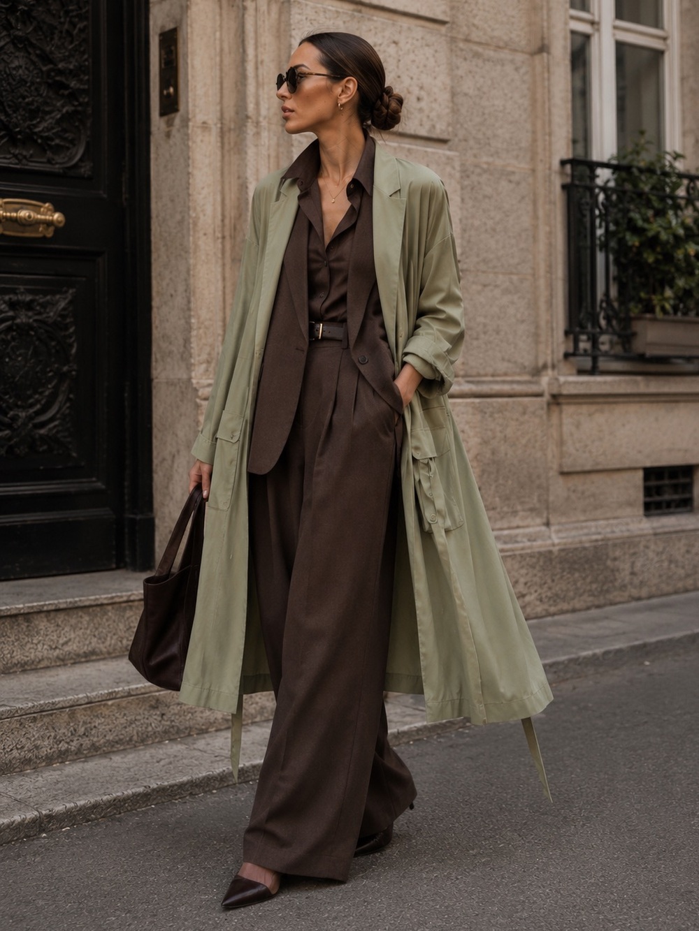 Jonathan Simkhai Long Spring Green Maxi Coat
Size XS NWT Retails $995